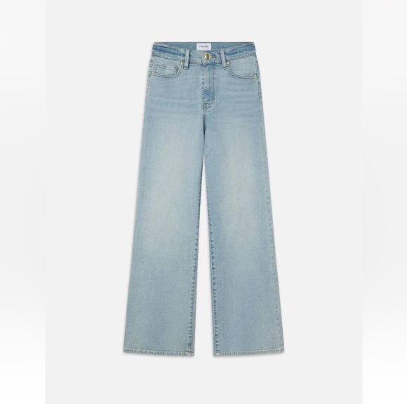 FRAME LE slim palazzo jeans blue springs size 28 NWT - Picture 1 of 8